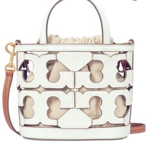 Tory Burch Ella Cutout Logo Mini Tote Bag